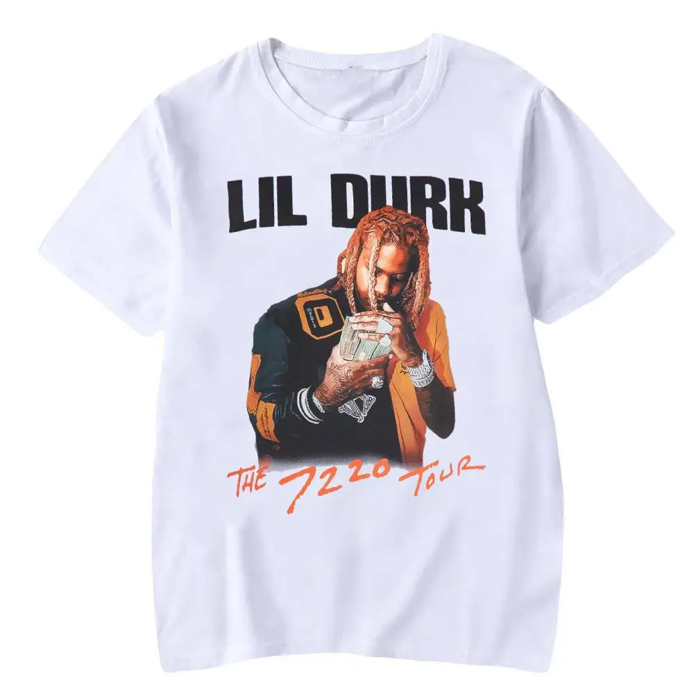 Lil Durk 7220 Tour Short Sleeve Tee Graphic T-Shirt Inspired