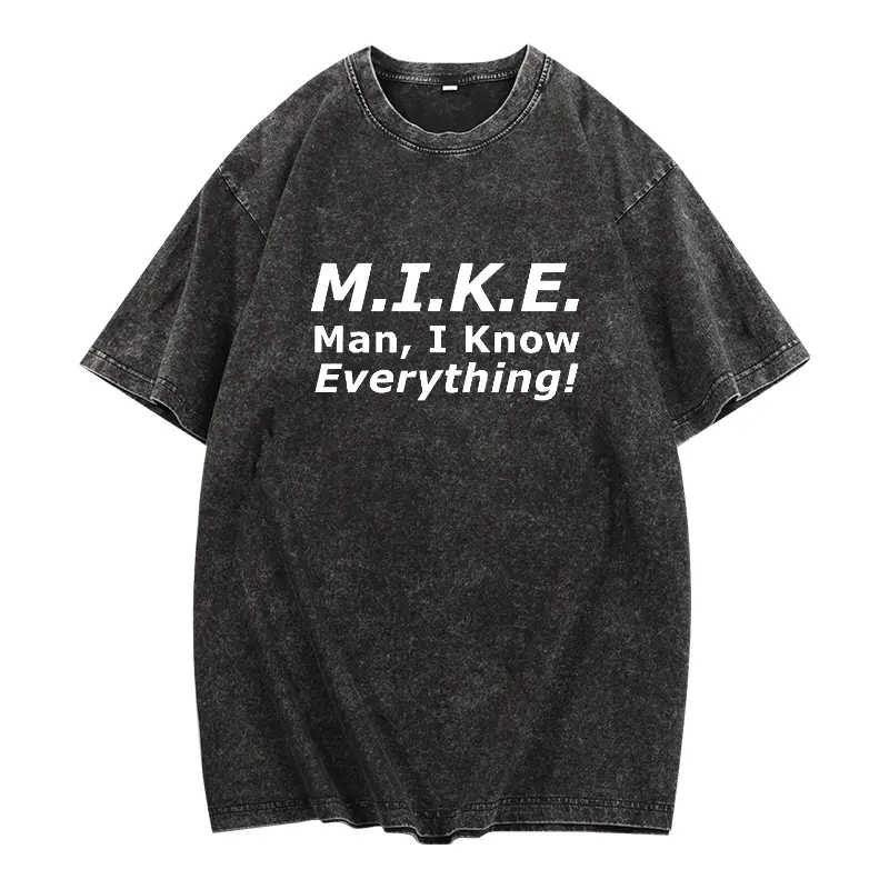 Washed T-shirt-black