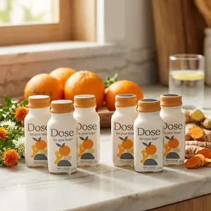 Doseq Liver Wellness Supplement, Herbal Milk Thistle and Turmeric Formula, Daily Detox Support Liquid, 2 oz Bottle