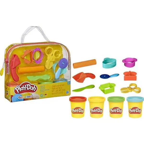 Play-Doh - Starter Set 9-Piece Kit, 4 Cans  [COLLECTIBLES] Arts & Crafts
