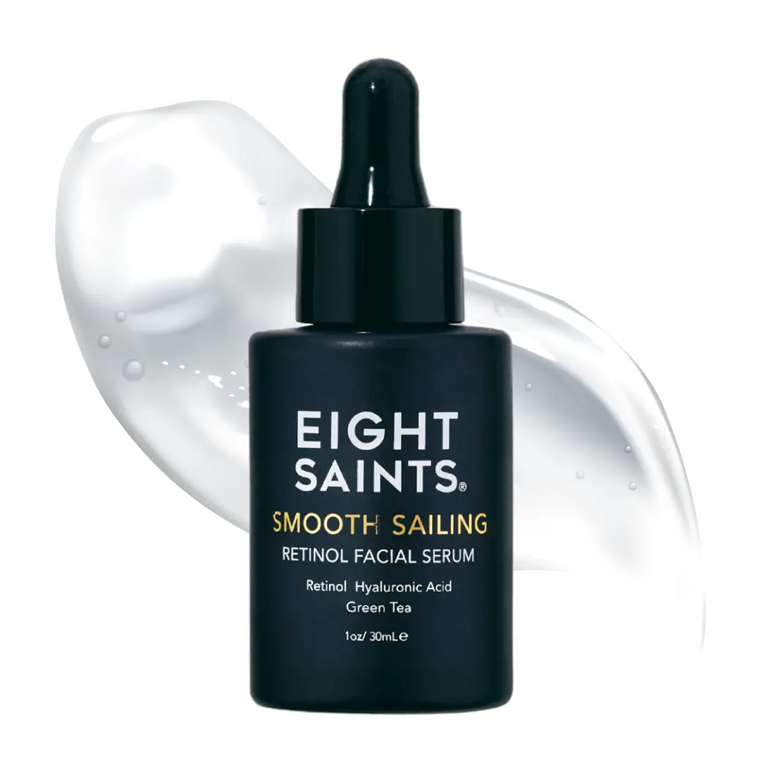 Eight Saints Skincare Smooth Sailing Retinol Serum 30ml - Retinol Face Serum with Hyaluronic Acid Green Tea & Vitamin E for Fine Lines Wrinkles Dark Spots Uneven Texture & Glowing Skin