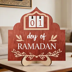Ramadan Countdown Calendar Replacement, 30-Day Ramadan Happy Calendar Decorations, Home Party Room Living Room Kitchen Decoration