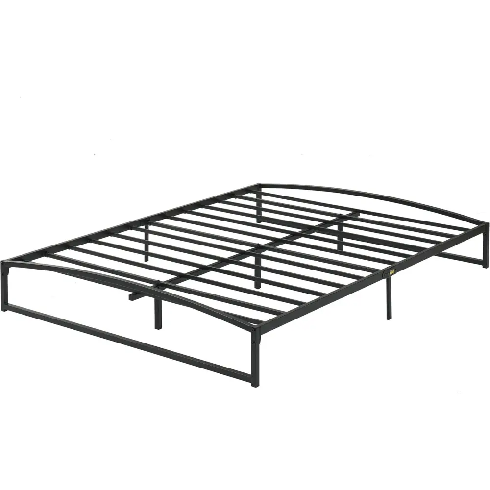 10 Inch Metal Platform Twin/Full/Queen/King Size Bed Frame with Sturdy Steel Slats Support, Mattress Foundation, No Box Spring Needed, Easy Assembly, Black