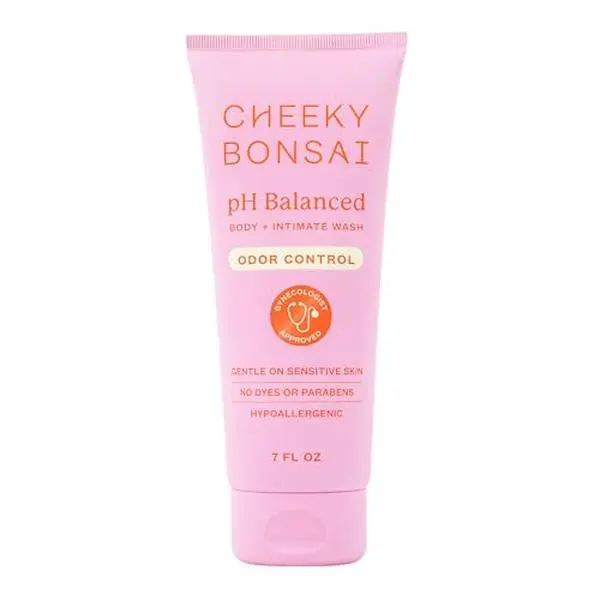 Cheeky Bonsai pH Balanced Feminine Wash for Women - Removes Odor - Gentle on Sensitive Skin - No Dyes or Parabens - Hypoallergenic - Gynecologist Approved (7 Ounces)