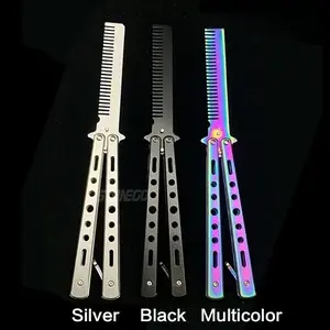 Foldable Hair Comb Set, Anti-static Hair Styling Comb, Portable Hair Comb, Barber Fade Combs for Barber Training Tool Set