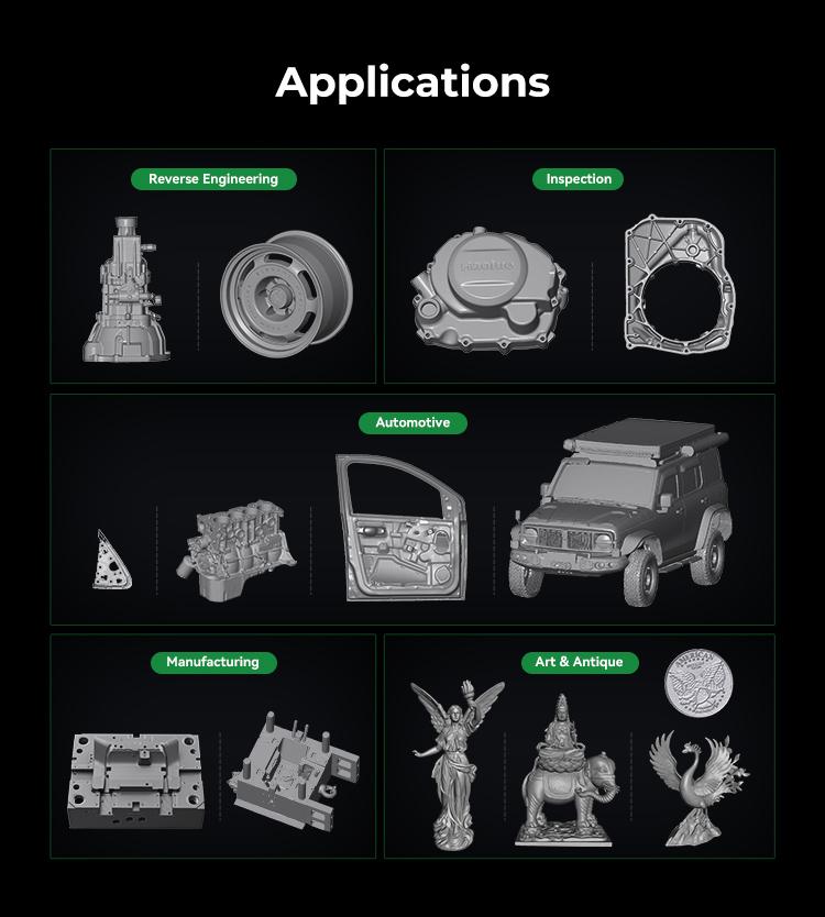 Creality RaptorX: Wireless Hybrid Blue Laser & NIR Scanner