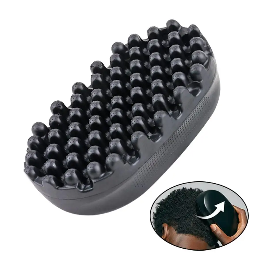 Portable Hair Curling Brush, Durable Rubber Hair Twist Comb, Professional Hygienic Hair Styling Tools for Women & Men, Valentine's Day Gift, Trending