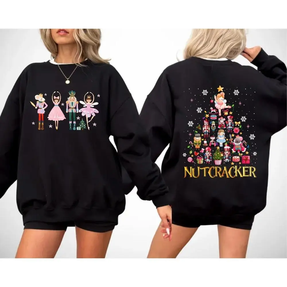 The NutCracker Movie Christmas 2 Sides Shirt, Nutcracker Ballet Christmas Shirt, Cute Nutcracker Xmas Tree Sweatshirt, Women's Christmas Tee, Cute Holiday Season Gift