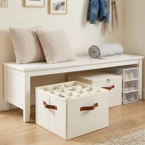 space-saving Shoe Organzier system for Cloest - Fits up to 16 Pairs Shoe Storage Box,Adjustable shoe Bin with Pop-Up dividers, dustproof shoes Box organizer with Clear Dust Cover,Foldable shoe Cubby Storage Containers,transparent lid and  Stackable