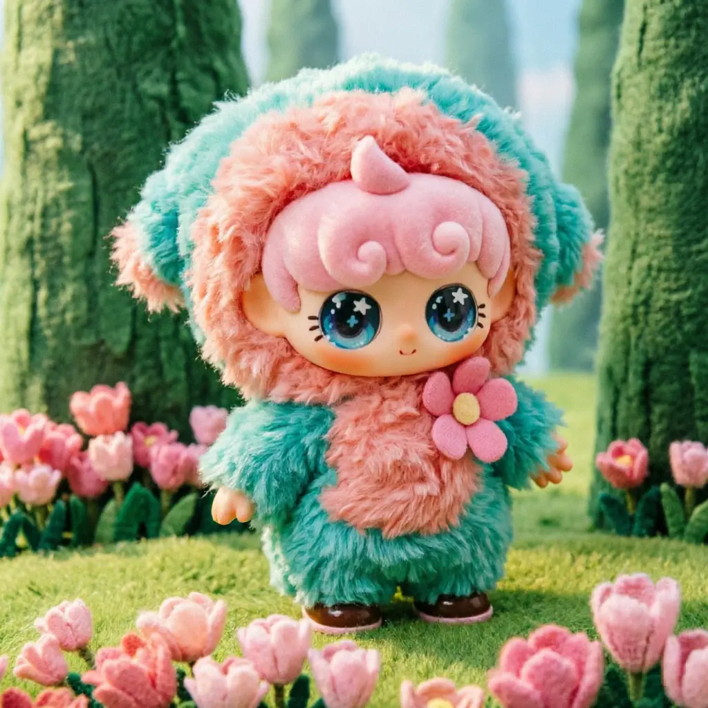 Plush Blind Box.  UNA BABY juanjuan-Flipping Dreams. Surprise gift box. BOBOCO doll.