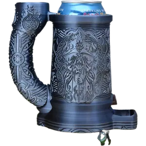 Wizards Crest Dice Tower Can Cozy-Dungeons and Dragons Dice Tower with Built in Can Cozy