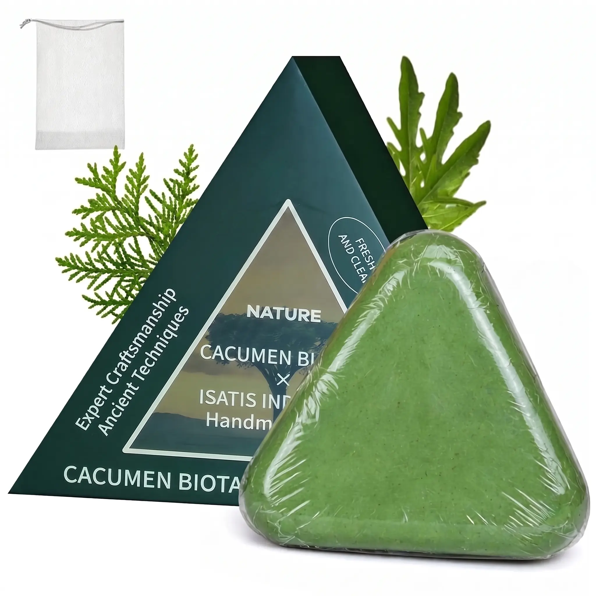 Herbal Solid Shampoo Bar - Deep Cleansing Oil Control Hair Care Soap for Women & Men, Travel Friendly Scalp Care