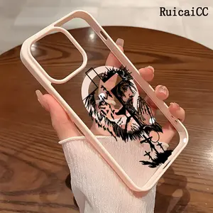 Premium Magnetic Phone Cases for iPhone11/12/13/14/15/16//17/Air/promax/Plus Lion Face Jesus Praying Hands Cross y2k cased MagSafe Ready, Anti-Fall, Springtok and Ultra-Thin Design | Perfect for Everyday Use Protector Screen Protector Aesthetic Cove