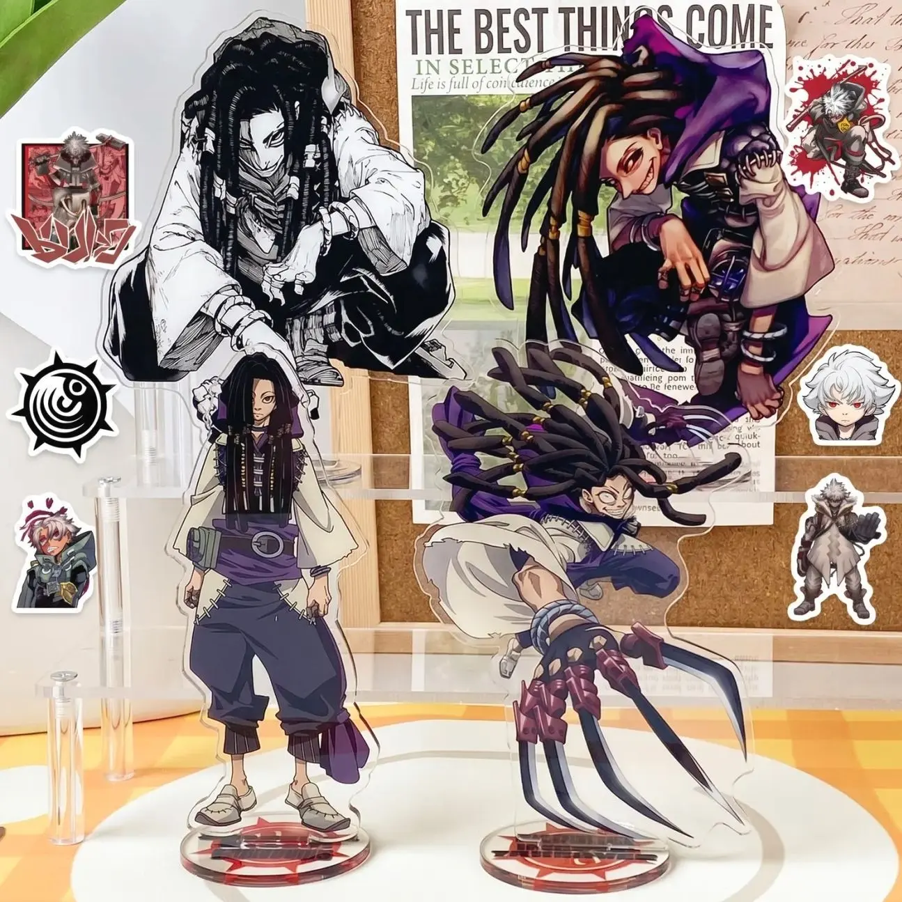 GACHIAKUTA Jabber Acrylic Standee – Anime Character Desktop Decor, Collectible Anime Merch for Fans