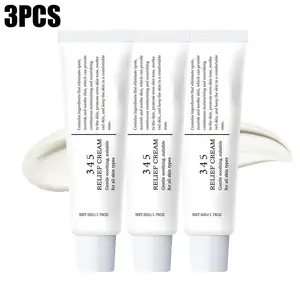 3pcs Calming Moisturizing Face Cream, Gentle Hydrating Facial Skin Care, Smooth and Soft, 345 Face Cream Set