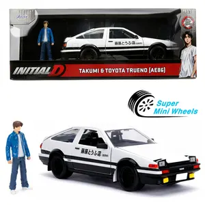 Jada 1:24 Initial D Toyota Trueno AE86 RHD with Takumi Diecast Figure #34501
