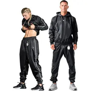 Sauna Suit for Weight Loss Men & Women Boxing MMA Wrestlers Gym Sweat Hoodie Wrap Full Body Workout