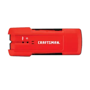 Craftsman 0.75-in Scan Depth Metal and Wood Stud Finder Red Tool for Precise Stud Detection