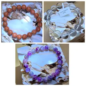 Clear Quartz Beaded Bracelet