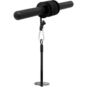 Yes4All Wrist and Forearm Blaster - Wrist Roller & Forearm Roller for Training, Workout - Wrist/Arm Blaster - Fit 1-Inch Standard & 2-Inch Olympic Weight Plates Yes4all