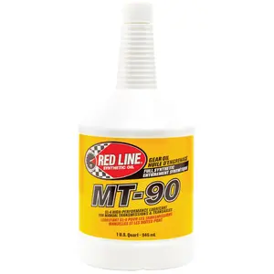 Red Line 50304 MT-90 75W-90 GL-4 Manual Transmission and Transaxle Oil (MTL)- 1 Quart