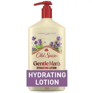 Old Spice Hand, Face & Body Lotion for Men, 24/7 Lightweight Moisturization with Vitamin B3, Instant Absorption, For All Skin Types, Lavender + Mint Cream Scent, 16 oz