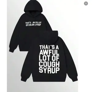 Hoodie, Sweatshirt And T-Shirt , Classic Cough Syrup Shirt, Full Color, For Men, For Women, Casual,  Shirt, Tee Print Long Sleeve Customized