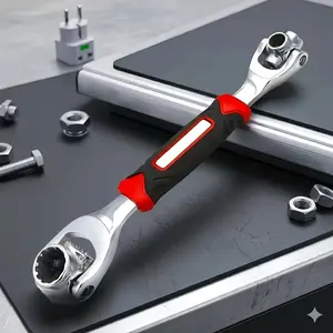Universal Wrench 52 in 1 Socket Wrench Multifunction Wrenches Tool with 360? Rotating , Spanner Tool for  and   Repair