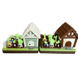 Veggie Figurine Garden Tic-Tac-Toe and Farmhouse Decor