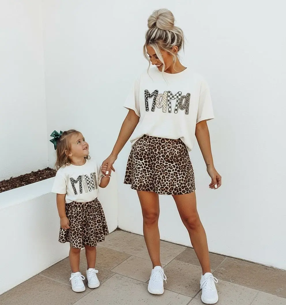 Mama and Mini Leopard Shirts