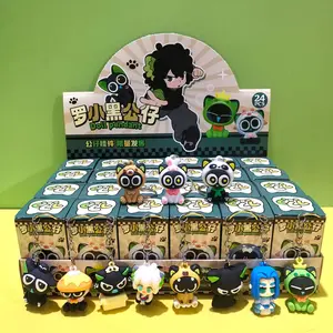 24-Piece Cartoon Character Plush Toy Set, Fun Decorative Gifts, Create Unique Atmosphere, Perfect for Kids and Collectors