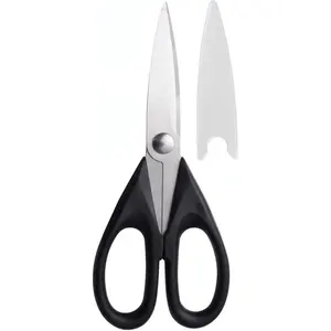 Multipurpose Kitchen Shears 8.7" Professional Heavy-Duty Scissors Dishwasher Safe Rust-Resistant Stainless Steel Ergonomic Soft Grip Handles for Cooking and Home Use