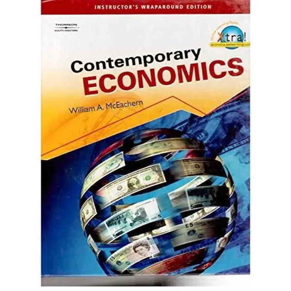 Good Used Hardcover Book - Contemporary Economics Teacher's Edition by William A. McEachern - English, Published by Thomson Learning