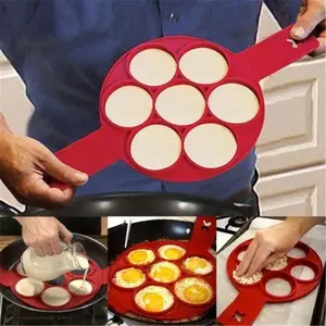 1Pcs Non Stick Silicone Fantastic Egg Pancake Maker