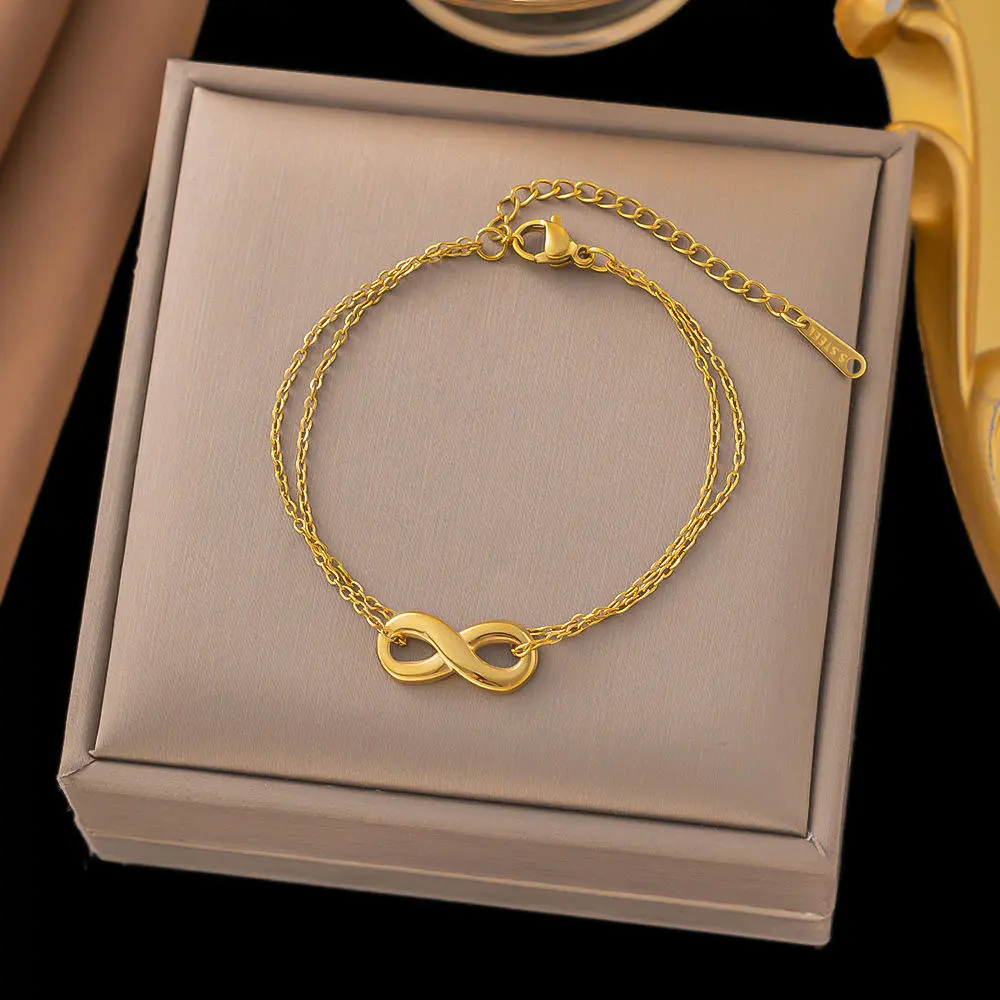 Gold Infinity Bracelet