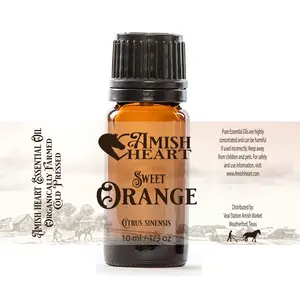 Sweet Orange Essential Oil | Amish Heart | Organic & Pure