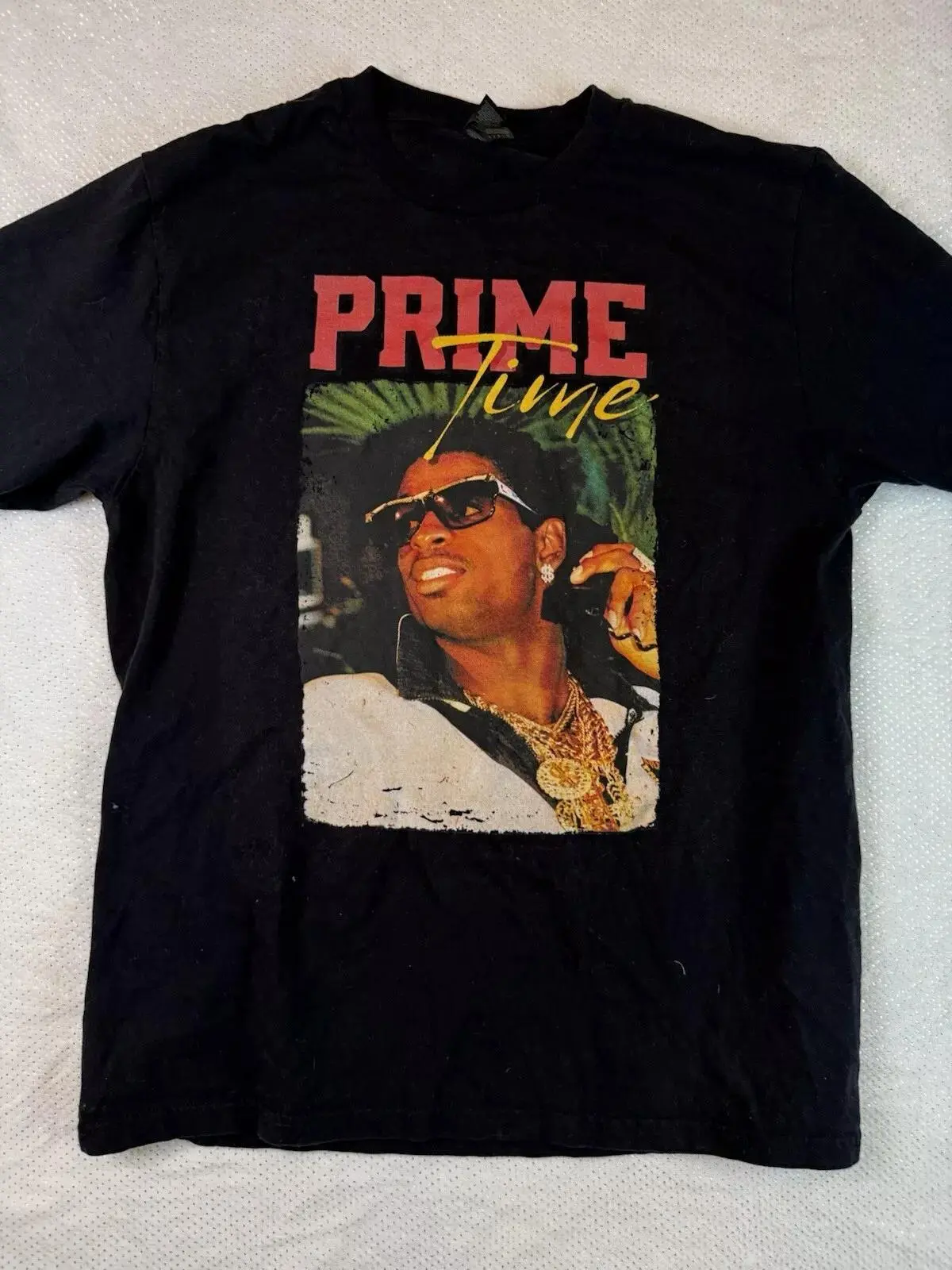 Deion Sanders Prime Time Draft Day Graphic Tee, Sanders Prime Unisex T-Shirt