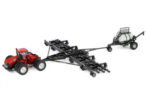 Case IH Steiger 600 HD Tractor w/ Flexi-Coil PD5700 Air Seeder & 3450 Cart Diecast 1:64 Scale Model - ERTL ZFN44468