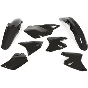 KQQIO Plastic Fairing Kit for Suzuki DRZ400 DRZ400E DRZ400S 7 Pcs Set Front & Rear Fenders Radiator Shrouds Side Panels ABS Motorcycle Bodywork Engine Protection Easy Install Lightweight