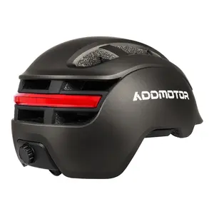 ADDMOTOR Smart Bike Helmet for Adults Men Women, Ebike Helmet with Bluetooth, Certified Helmet for Bicycle and Scooter with Built-in Speakers, Front & Rear LED Lights, iOS & Android App