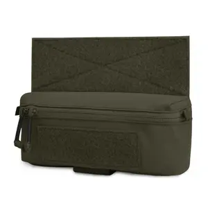 KRYDEX Tactical Mini Dangler Drop Dump Pouch Abdominal Carrying General Purpos Fanny Kit Pack Storage Tool Bag for Plate Carrier Vest