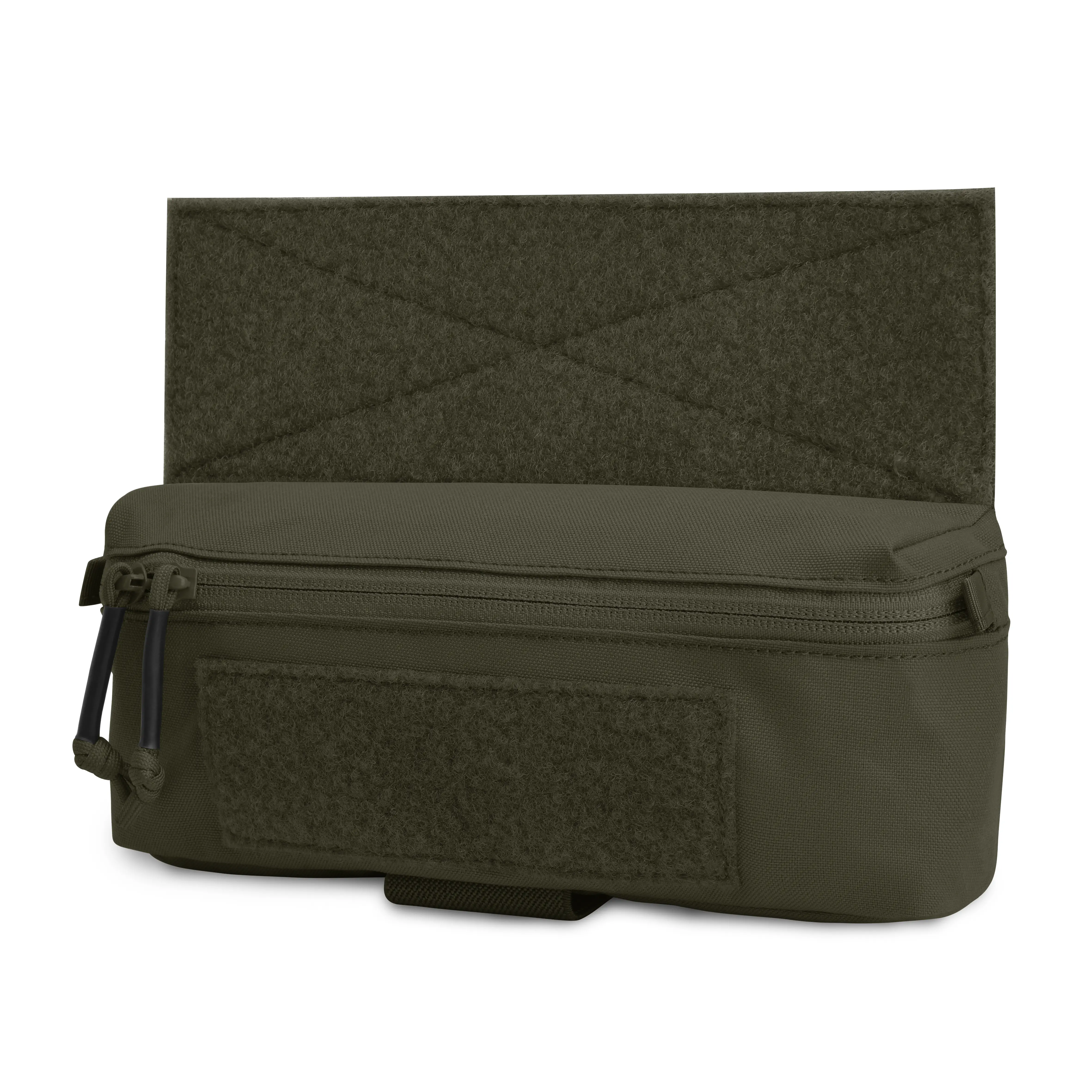 KRYDEX Tactical Mini Dangler Drop Pouch, 500D Cordura Nylon Abdominal Utility Bag for Plate Carrier & Chest Rig, Lightweight with Tourniquet Holder & Lightweight Pockets