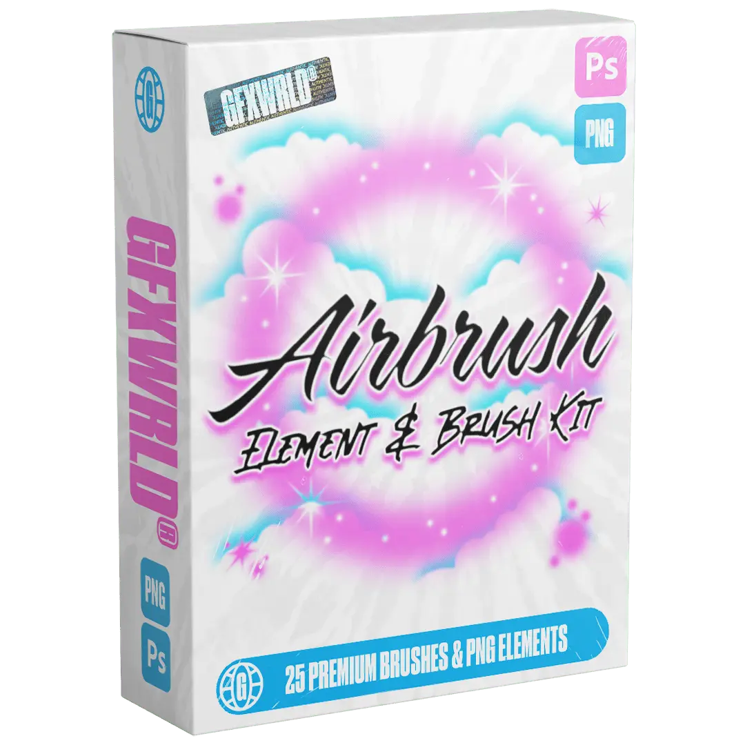 Airbrush Elements & Brush Kit (Vol. 1)