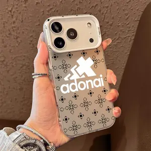 Dark brown cross pattern Phone Case for iPhone 17 AIR 17 PRO 16 PRO 15  PRO MAX  14 PLUS 13 PRO 12 11 PRO XS MAX X XR Samsung Galaxy S25 Ultra S24 S23 S22 Plus