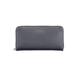 Tommy Hilfiger Blue Polyurethane Wallet