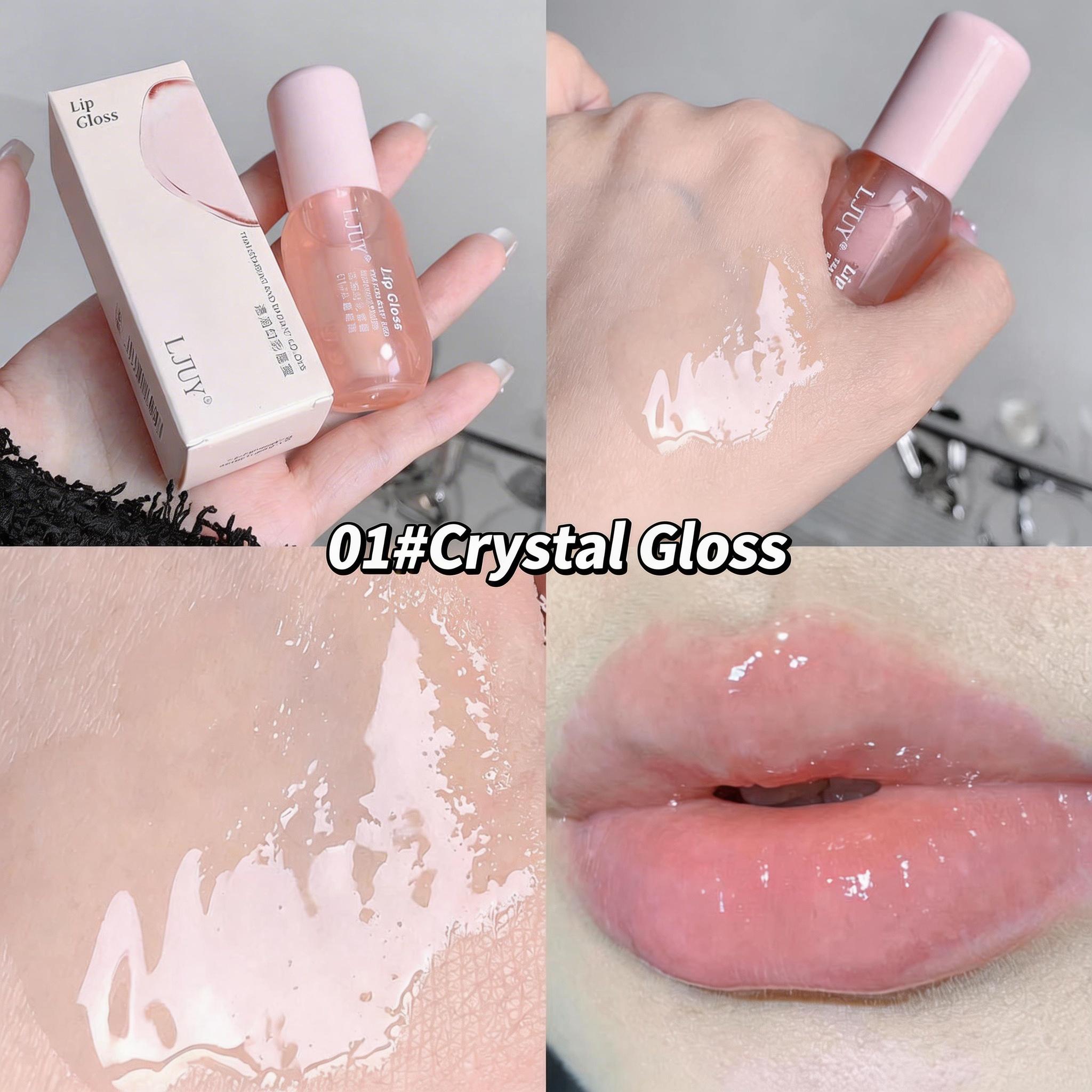 Nourishing 3-in-1 Lip Glaze  Hydrating Lip Oil & Sheer Shimmer Gloss  Smooth, Plump & Transparent Lipgloss Lipstick Makeup Glossy non-sticky stick