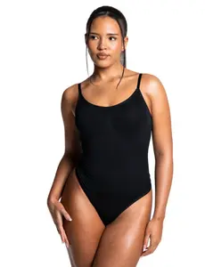 HeyShape - Snatched Thong Bodysuit Simple Comfy Bodysuit Womenswear Comfortable Seamless Soft Elastic Breathable Fabric