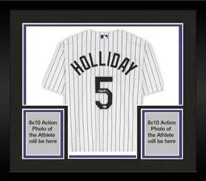 Framed Matt Holliday Colorado Rockies Autographed White Nike Replica Jersey - Fanatics Authentic Certified