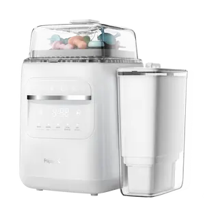 Papablic SafeguardPlu Baby Bottle Washer System,Includes Water Softener,All in One Machine for Easy Cleaning - Sterilizer and Dryer for Baby Bottles, Pump Parts, and Sippy Cups