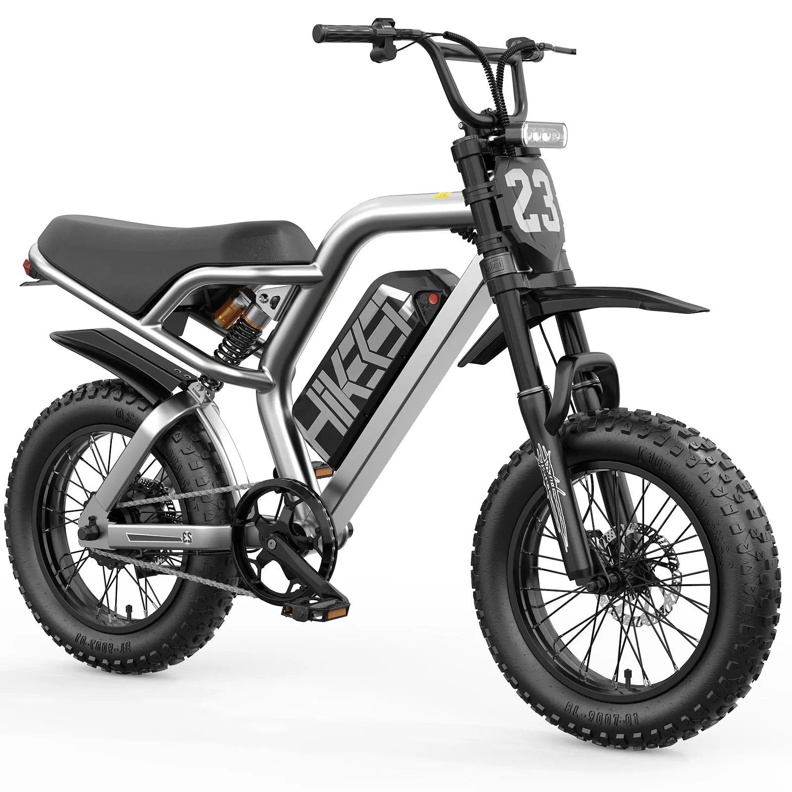 HiKeep K6-Mini Adult Electric Bike 16/20 Inch Fat Tire 750W Motor 48V15.6AH Battery 4 Riding Modes Dirt Bike 2-Year Warranty tiktokshopspringglowup